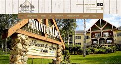 Desktop Screenshot of mountainedgeresort.com
